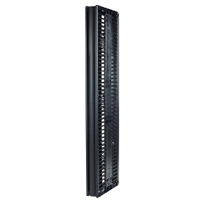 Valueline, Vertical Cable Manager for 2 & 4 Post Racks, 84in H X 6in W, Double-Sided with Doors