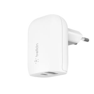 Wall Charger - Boostcharge - 1 X USB-c 1 X USB-a - With Pps 37w - White