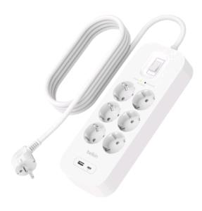 Surge Protection With USB C 6 Outlet