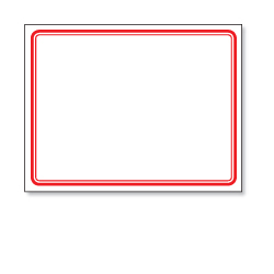 Smart Label Printer Pro/200/220/240 - Name Badge Labels 54x70mm 160 Labels Red