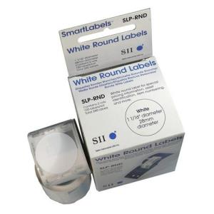Round Labels White Slp-rnd
