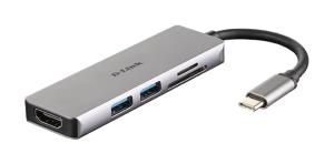 Dub-m530 5-in-1 USB-c With Hdmi And Sd/microsd Card Reader