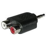 3.5mm Stereo Male To Dual Rca Female Adapter -