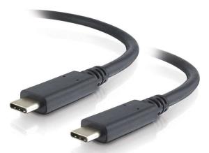 USB Type C (M) to USB Type C (M) USB 3.1 Gen2 / Thunderbolt 3 1m black
