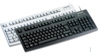 Keyboard G83-6104 Comfort USB Qwerty US/ Cyrillic Black