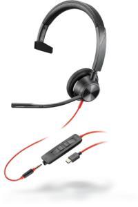 Headset Blackwire 3315 - Monaural - USB-c / 3.5mm