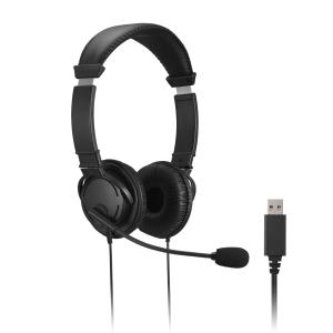 HiFi USB Headphones with Mic and Volume Control Buttons