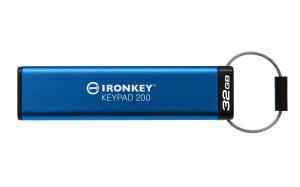Ironkey Keypad 200 - 32GB USB Stick - USB 3.2 - FIPS 140-3 Level 3 (pending) With Aes 256-bit Encrypted