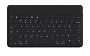 Keys-to-go Ultra-portable Bluetooth Keyboard For iPad/iPhone - Black Qwerty - Central