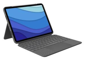 Combo Touch - iPad Pro 11-in (1st, 2nd, 3rd Gen) - Grey - Us International - Qwerty
