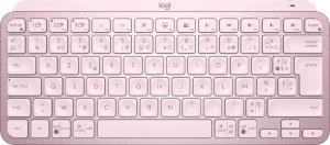 Mx Keys Mini Minimalist Wireless Illuminated Keyboard - Rose - Azerty French - Central