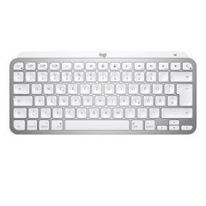 Mx Keys Mini For Mac Minimalist Wireless Illuminated Keyboard - Pale Grey - Qwerty Us Intl