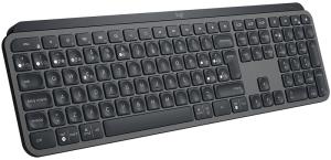 MX Keys Wireless Illuminated Rechargeable Keyboard Graphite Qwerty Espaol