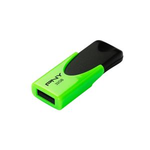 N1 Attach - 32GB USB Stick -  USB2.0 - Green - Read 25mb/s Write 8mb/s