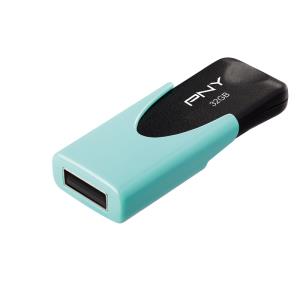 ATTACHE 4 PASTEL - 64GB USB Stick -  USB 2.0 - Aqua - Read 25mb/s Write 8mb/s