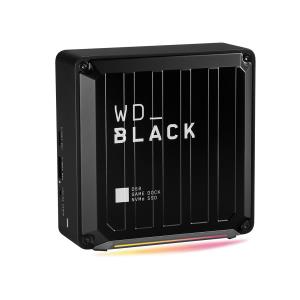 WD_BLACK D50 Game Dock Thunderbolt  3 - 2x Thunderbolt 3 / DP / 2x USB-C / 3x USB-A / Audio In-Out/ GBE - 1TB NVMe SSD