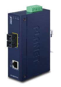 Ip30 Industrial Fast Ethernet Converter Sc Sm 15km