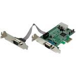 Pci-e Serial Card - 2 Port Low Profile Native Rs232 With 16550 Uart