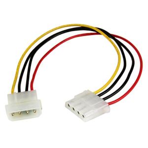 Power Extension Cable 12in Low Profile4 - 4 Pin Molex