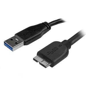 Slim Superspeed USB 3.0 A To Micro B Cable - M/m - 2m