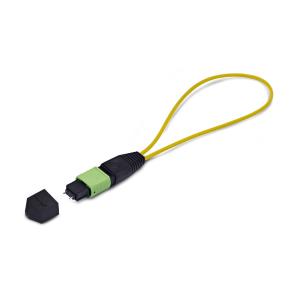 Mpo Loopback Plug, Single Mode 9/125 Mpo-12 Female Fiber Loopback Adapter