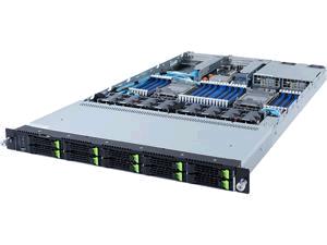 Rack Server - Intel Barebone G190-h44 1u 2cpu 16xDIMM 4xHDD 6xPci-e 2x2000w 80+