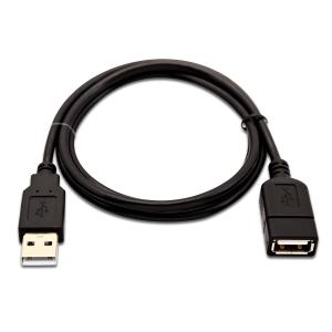 USB M/f Extension Cable 1m Black