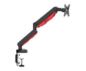 Gaming Gas Spring Desk Mount Arm - Single Monitor - Red/Black (DSG3001C-R1)