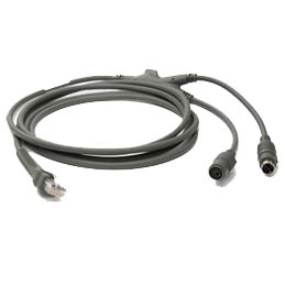 Keyboard Wedge Cable Ps/2 Power Port 2m