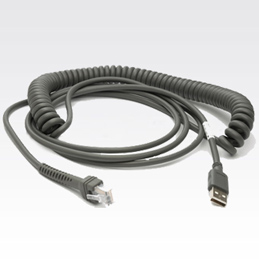 USB Cable Series A Connector 2.7m Coiled