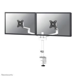 Neomounts  Full Motion Monitor Arm Desk Mount For 17-27in Two Screens - White