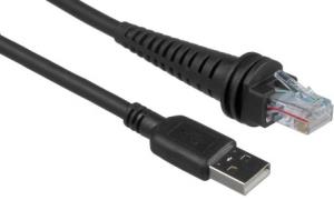 USB Cable Black Type A 3m Straight 5v Host Power Industrial Grade