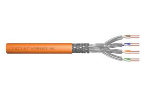 installation cable - Cat 7 - S/FTP - AWG 23/1 simplex - 500m - orange