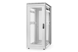 network cabinet Unique 26U 1342x600x1000mm perforated doors no side panels grey