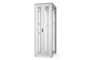 network cabinet Unique 47U 2244x800x1000mm double perf.doors no side panels gr