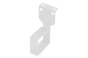 1U cable holder. 45 x 80 x 100mm 10 pieces. grey