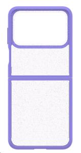 Galaxy Z Flip4 Case Thin Flex Series Sparkle Purplexing (Purple / Clear Glitter)