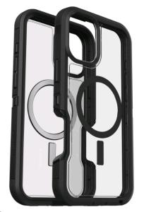 iPhone 16 Plus Case - Defender Series XT for MagSafe - Dark Side (Clear / Black)