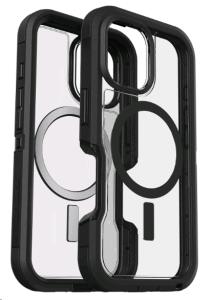 iPhone 16 Case - Defender Series XT for MagSafe - Dark Side (Clear / Black) - ProPack