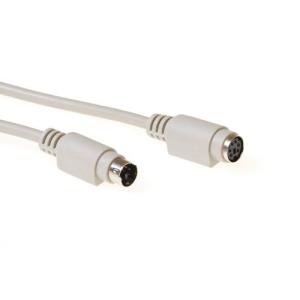 Keyboard/mouse Extension Cable Ps/2 Male - Ps/2 Female Ivory 3m