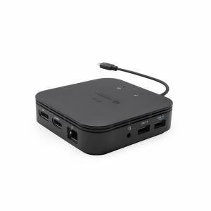 Travel Dock Thunderbolt 3 - Double 4k Display With Power Delivery 60w + LCD Charger 77w