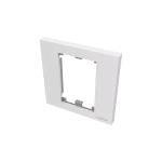 V3 Single-gang Uk Surroundwhite Single-gang Frame Which Accommodates Two Modules.
