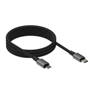 Lightning Magnetic Cable 1m Black