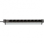 Brennenstuhl 1390007009 power extension 2 m 9 AC outlet(s) Aluminium, Black