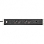 Brennenstuhl 1156057984 power extension 3 m 4 AC outlet(s) Black