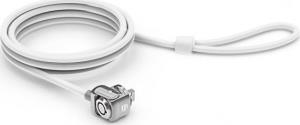 Universal Tablet Lock With Keyed Cable Lock White
