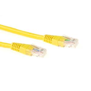 Patch cable - CAT6 - U/UTP - 1.5m - Yellow