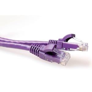 CAT6 Utp Patch Cable Purple Snagless Act 15m