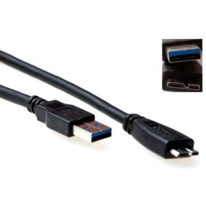 USB 3.0 Connection Cable USB A Male - Micro USB B Male 2m