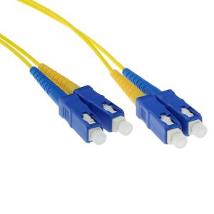 Fiber Optic Patch Cable Sc-sc 9/125m Os1 Duplex Yellow 15m
